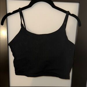 Paragon Black Cropped Tank - L